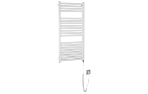 TONDI-E Electric Towel Radiator, straight, 450x970 mm, 300W, white