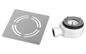 FLEXIA shower Tray Waste O 90mm, DN40, stainless steel