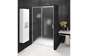 SIGMA SIMPLY Sliding Shower Door 1000mm, glass Brick