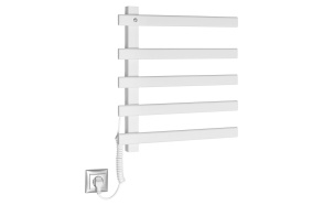 ELCOR  electric towel radiator 480x520x50 mm, 85 W, white matt