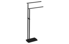 FLORIDA Freestanding Towel Holder, black matt