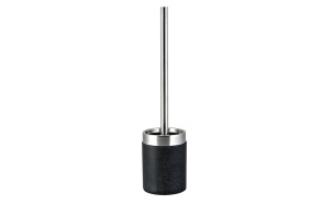 STONE Freestanding Toilet Brush/Holder, black