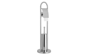 SAMBA Freestanding Toilet Brush/Paper Holder, chrome