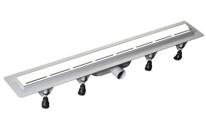 ROAD plastic gutter with stainless steel grate, L=820mm 