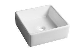 UBEGA ceramic washbasin, 38x13,5x38 cm, top counter