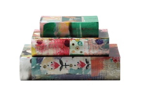 11-1/4"L Paper Book Boxes, Set of 3 ©