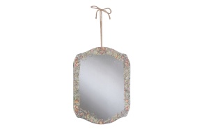 11-1/2"L x 15-3/4"H Antique Mirror w/ Decal