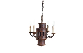 15.5"H Iron Chandelier, 60W