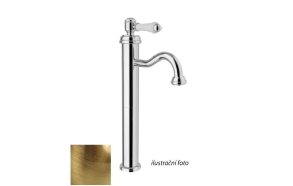 LONDON II basin mixer high without pop up waste, bronze