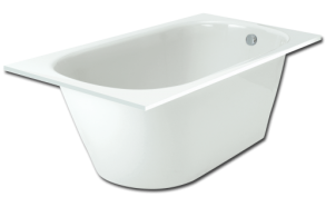 Cast stone bath VARIO L 170x75cm, white