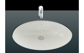 36X50 cm UNDERCOUNTER MEDIUM WASHBASIN WHITE (outer dimensions 56x42 cm)