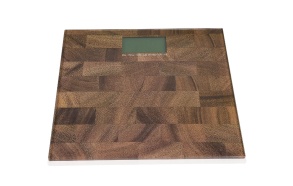 WOOD EFFECT DIGITAL BATHROOM SCALE