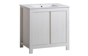 cabinet under washbasin Oak Andersen 80 cm (2D), basin not included