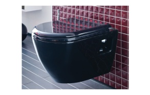 AMASRA SOFT CLOSING SEAT COVER WITH METAL HINGE BLACK