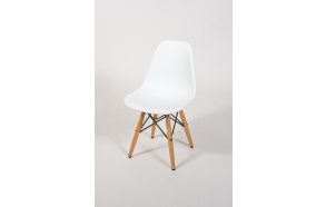 kids chair Alexis, white+beech feet