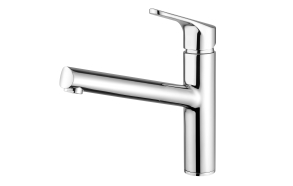 Matera sink mixer, with swivel spout