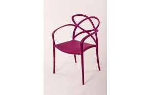 plastic armchair Cocha, purple