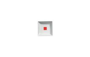 red ceramic lid for GM045 Geometry basin