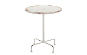 ümar metallist vintage laud