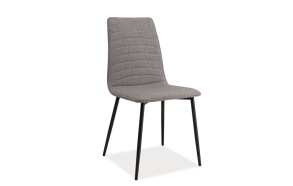 chair Niklas, grey fabric + metal feet