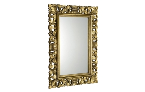 Scole mirror with frame,70x100 cm, Gold Antique