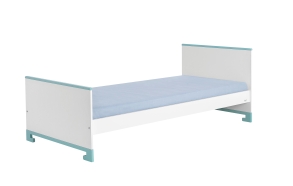 Toto - bed 200x90,white+turquoise