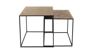 Side Table Saffra Set Of 2  - 46x46x46 cm and 40.5x40.5x40.5 cm