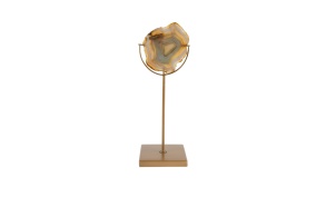 Candle Holder Gem Yellow