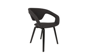 Armchair Flexback Black/Dark Grey