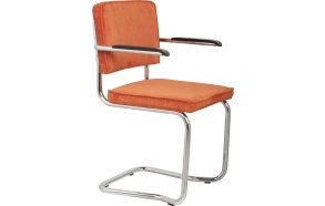 Armchair Ridge Kink Rib Orange 19A