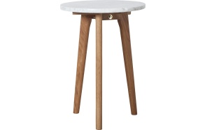 Side Table White Stone S