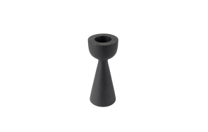 Candle Holder Pawn Black