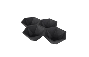 Tray Hexagon Black