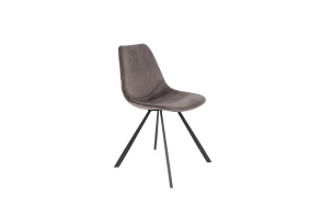 Chair Franky Velvet Grey