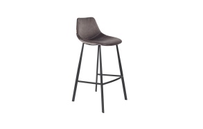 Barstool Franky Velvet Grey