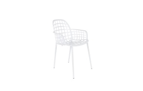 Armchair Albert Kuip Garden White