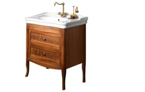 RETRO vanity unit 73x80x46,5 cm, dark beech, basin not included