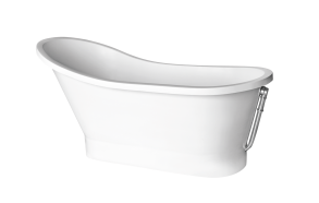 cast stone bath Glory, with bottom valve, no overflow