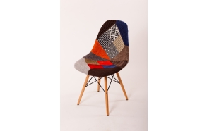 chair Alexis, patchwork, beech feet