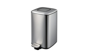 REGENT Trash bin 6l, Soft Close, brushed stainless steel