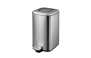 REGENT Trash bin 12l, Soft Close, brushed stainless steel