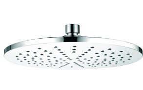 round top shower INTERIA 25 cm, chromed plastic