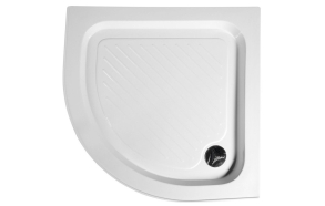 Quadrant Acrylic Shower Tray 90x90x15cm, drain included