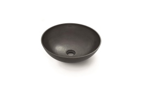 aluminium worktop basin Denia, rustic finish