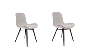 set of 2 chairs Lester Light Grey