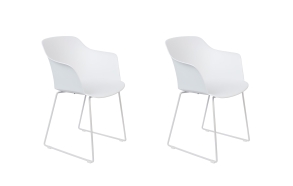 set of 2 armchairs Tango White