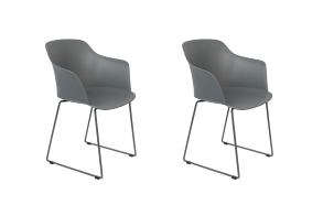 set of 2 armchairs Tango Grey