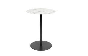 Side Table Snow Marble Round S