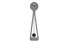 Clock Giant Grey