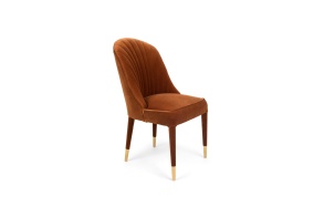 Give Me More Velvet Chair Orange